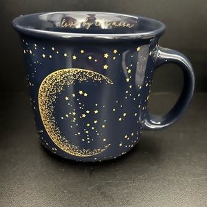 New with tags celestial mug. Moon stars